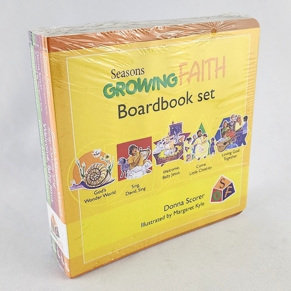 Seasons Growing Faith Boardbook Set of 5 Donna  Scorer - Picture 2 of 7